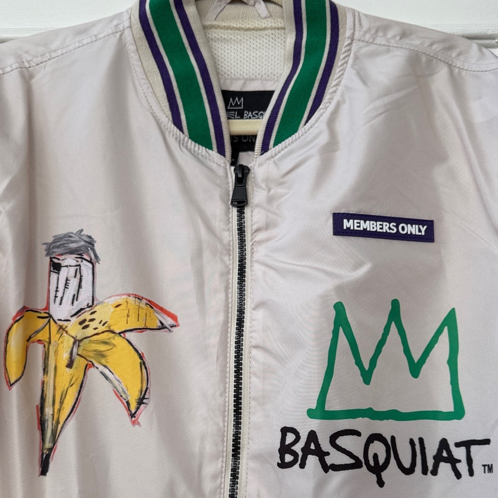 NWT Members Only x BASQUIAT Windbreaker Jacket - M